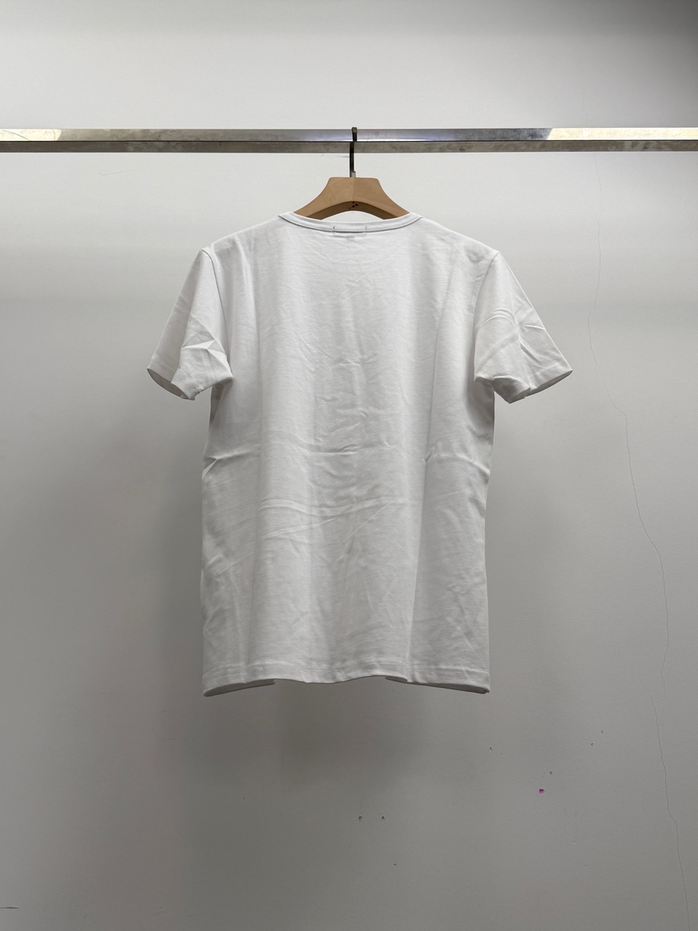 Comme des Garcons White T-Shirt with Black Tactical Vest Print - Picture 5 of 6